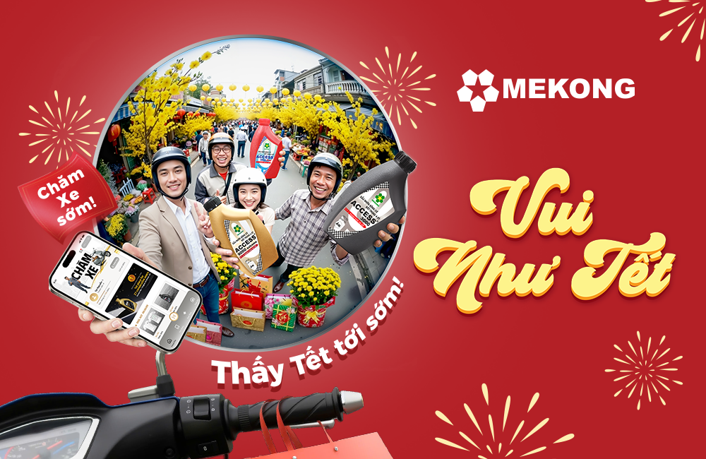 Chăm sóc xe máy vui như Tết, vừa tiện lợi vừa có quà