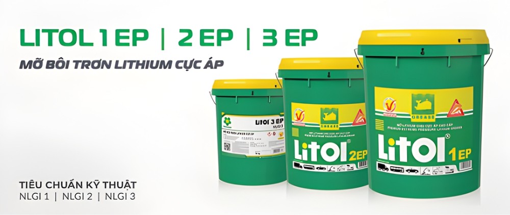  Litol và Litol EP – mỡ gốc lithium đa dụng