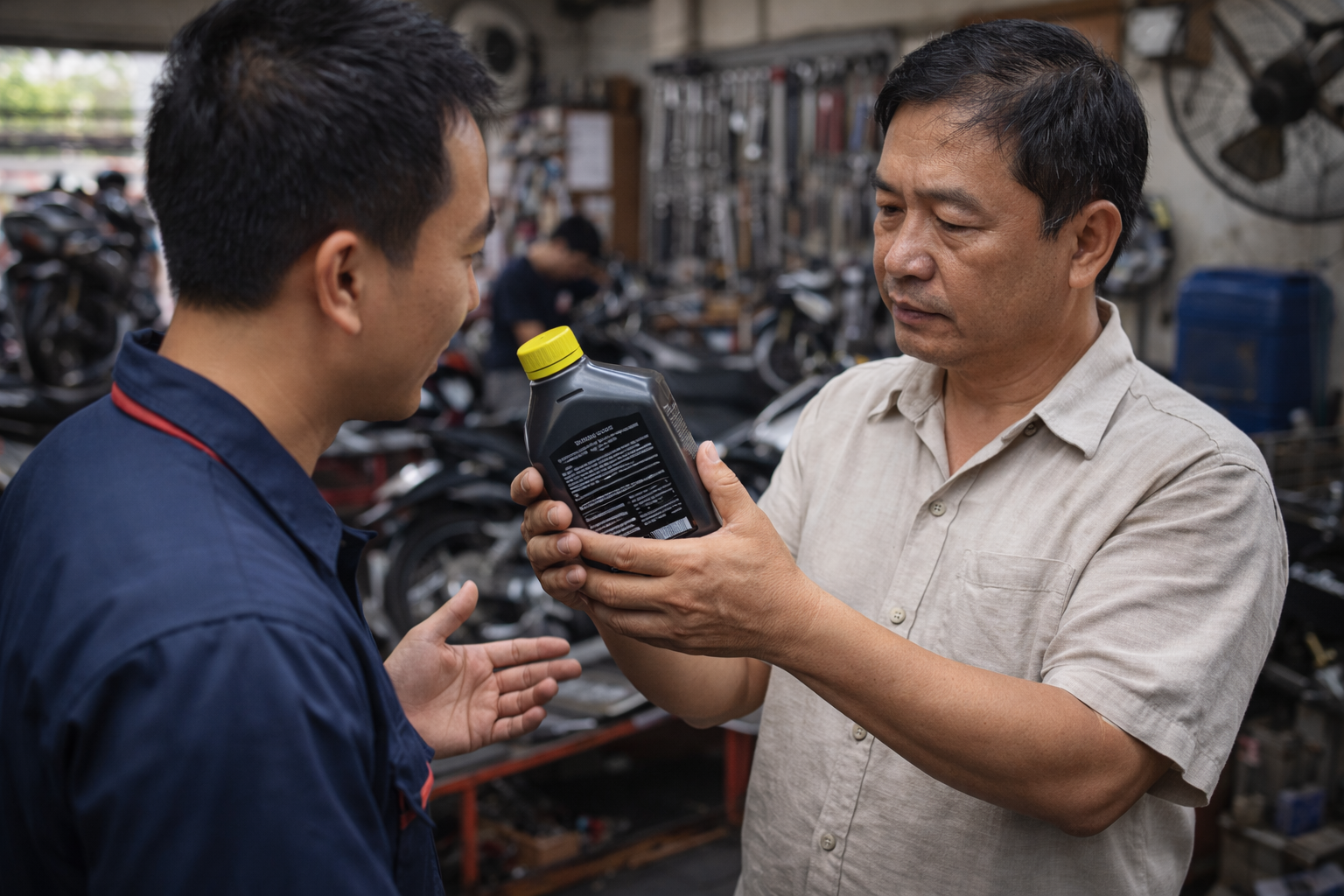 Cách nhận biết dầu nhớt thật hay giả trước khi thay 