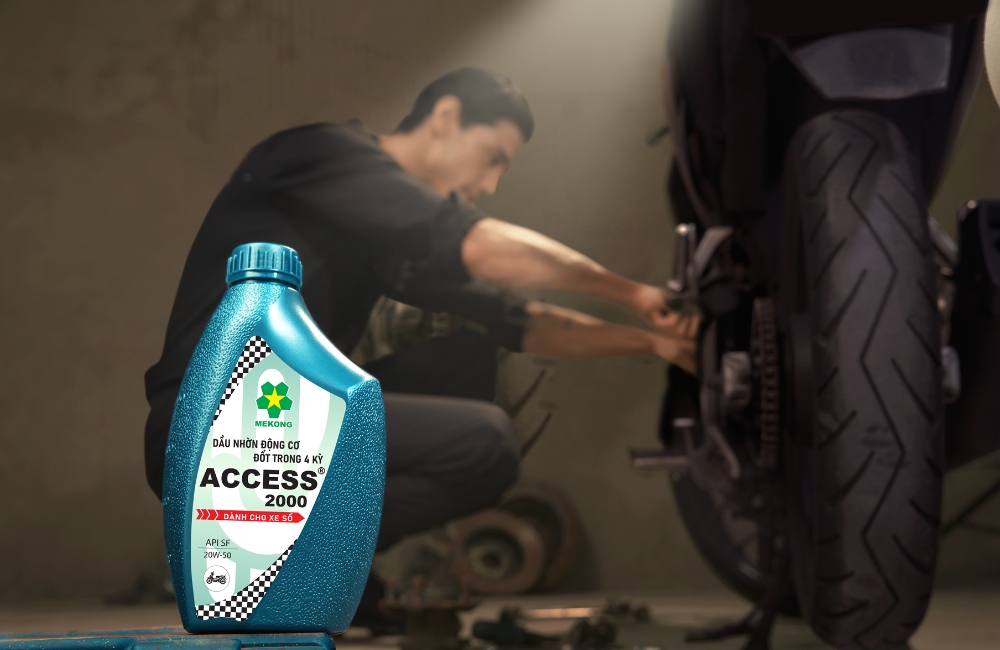 Dầu nhớt xe số Access 3000