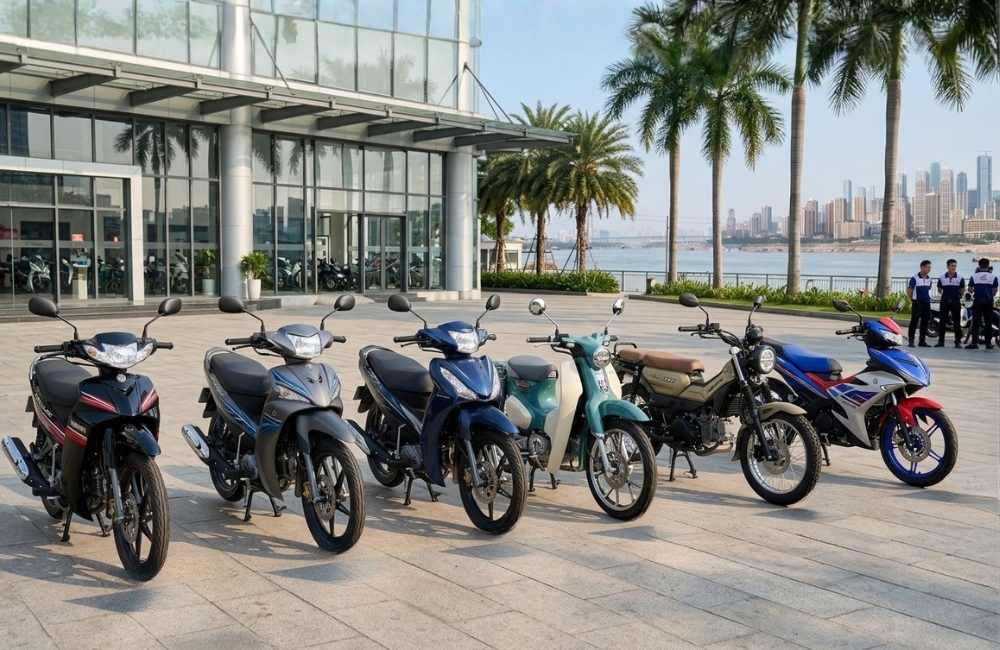 Các mẫu xe số 125cc thường được người dùng quan tâm