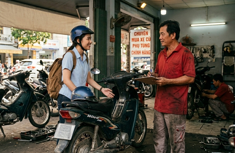 Cách chăm xe máy số để xe luôn vận hành êm