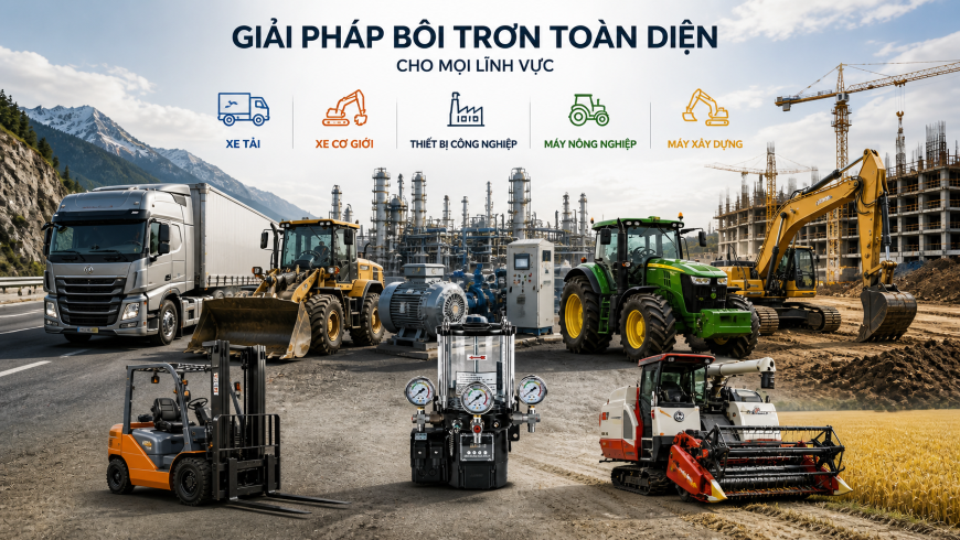 Ứng dụng thực tế của mỡ bôi trơn lithium cực áp Litol 0 EP