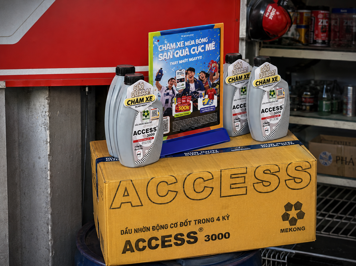 Ba dòng dầu nhớt Access đáp ứng nhiều nhu cầu chăm xe