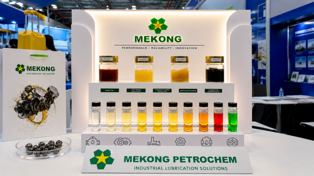 Hóa Dầu Mekong mang giải pháp bôi trơn công nghiệp đến sự kiện