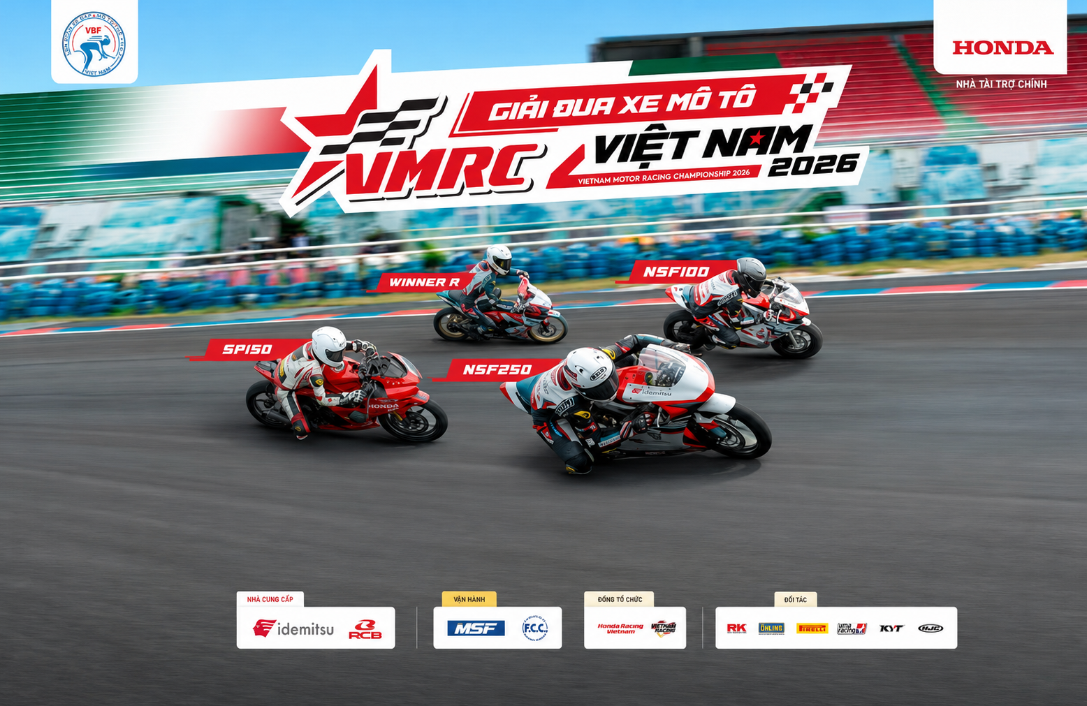 VMRC 2026 quy tụ 48 tay đua tại Trường đua Đại Nam