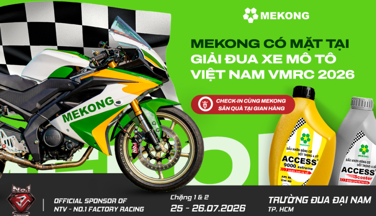 Hóa Dầu Mekong tại VMRC 2026: Điểm hẹn tốc độ không thể bỏ lỡ