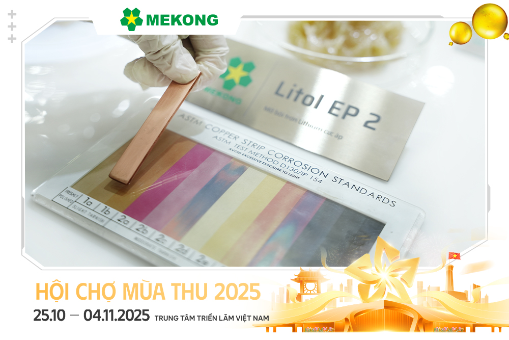 Thử nghiệm ăn mòn thanh đồng theo tiêu chuẩn ASTM trên mẫu mỡ bôi trơn Litol EP 2