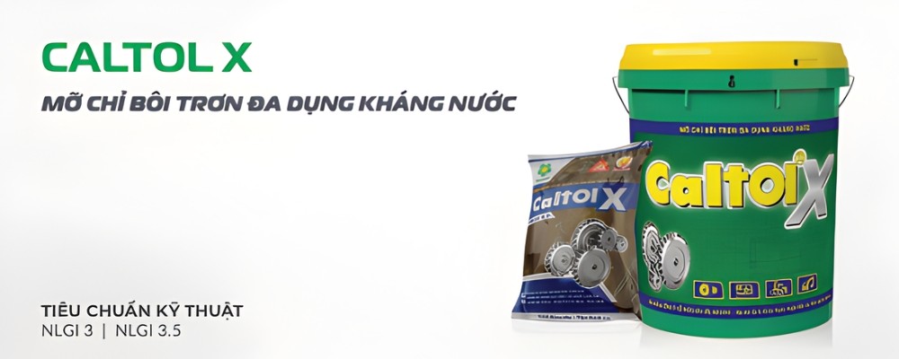 Caltol X – Mỡ bôi trơn đa dụng kháng nước