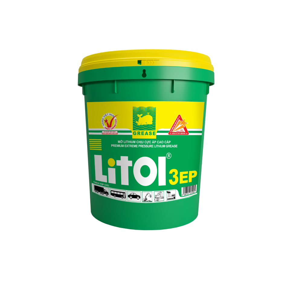 Litol 3EP - Mỡ bôi trơn chịu nhiệt lithium đa chức năng