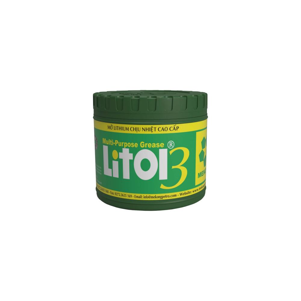 Litol 3 - Mỡ bôi trơn chịu nhiệt lithium đa chức năng